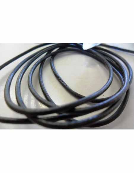 Cordon cuir toutes couleurs