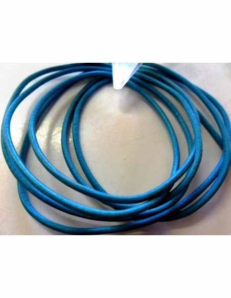 Cordon cuir toutes couleurs