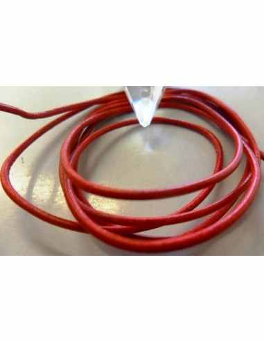 Cordon cuir toutes couleurs