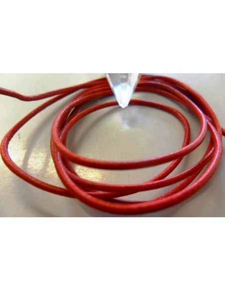 Cordon cuir toutes couleurs