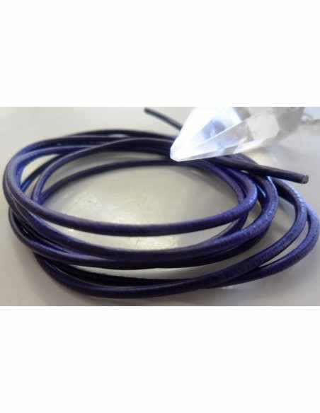 Cordon cuir toutes couleurs