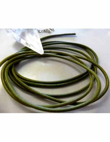 Cordon cuir toutes couleurs