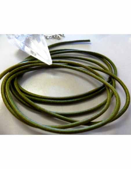 Cordon cuir toutes couleurs