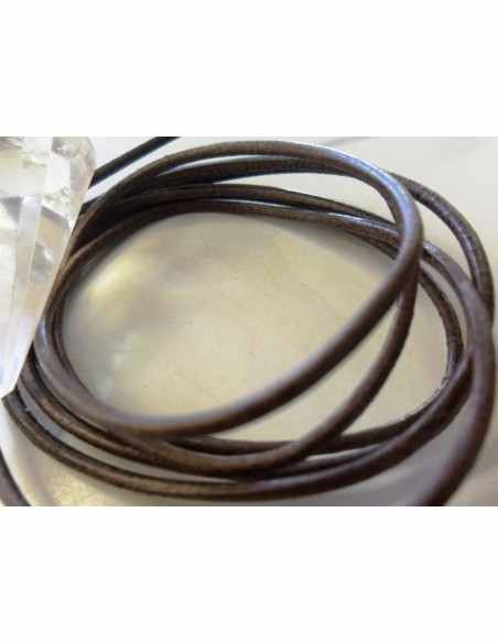 Cordon cuir toutes couleurs