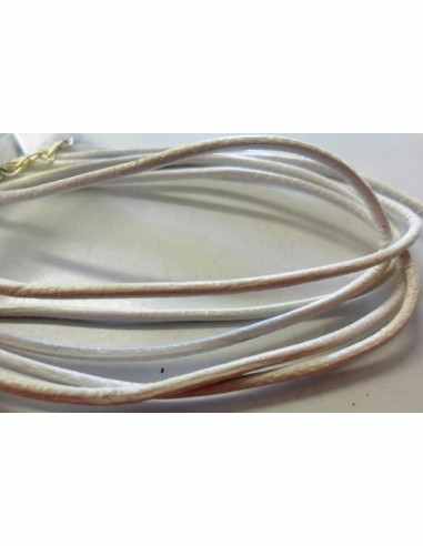 Cordon cuir toutes couleurs