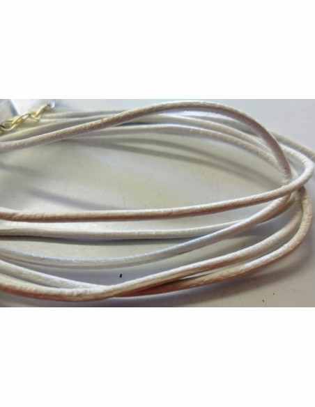 Cordon cuir toutes couleurs