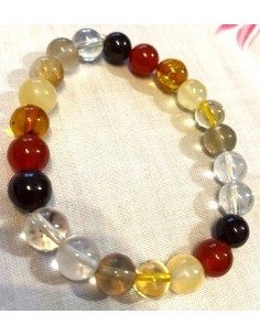 Bracelet pierres motivation 8mm 2