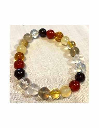 Bracelet pierres motivation 8mm