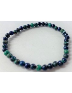 Azurite-malachite 4mm bracelet 2