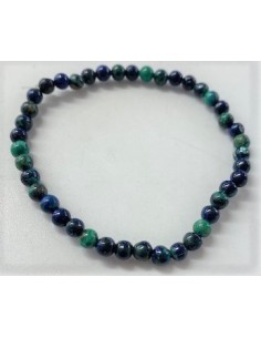 Azurite-malachite 4mm bracelet