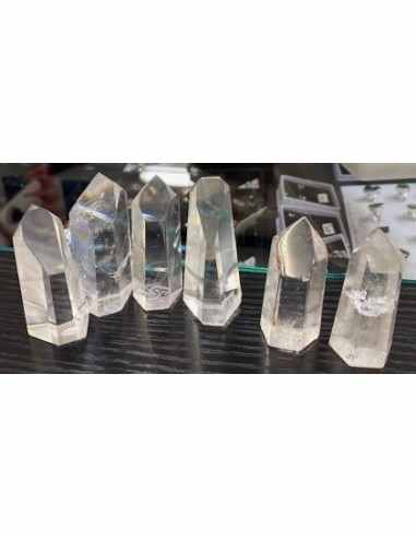 Pointe cristal de roche 60mm
