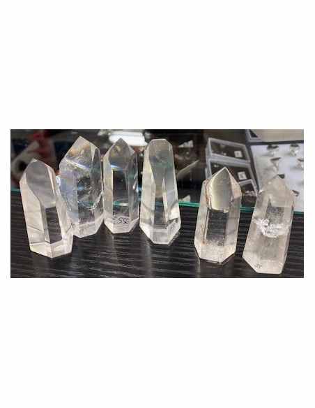 Pointe cristal de roche 60mm