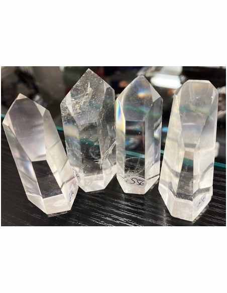 Pointe cristal de roche 60mm