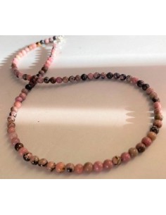 Rhodonite 4mm Collier