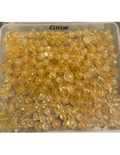 Citrine 4mm pour la creation