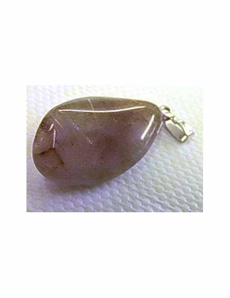 Quartz rutiles de titane en pendentif