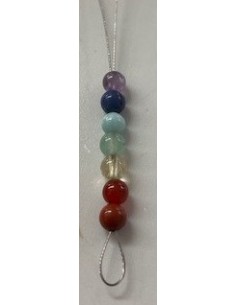 Sept pierres 7 chakras 4mm création 2
