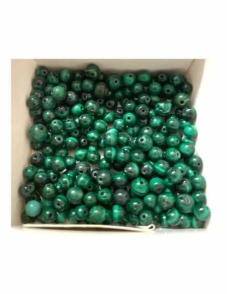 Malachite 4mm perle création