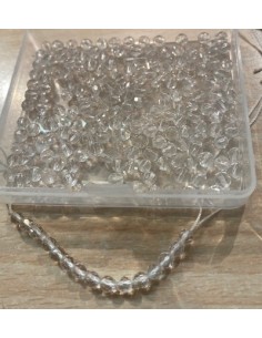 Quartz 4mm facetté création bijoux