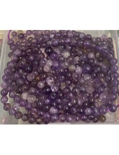 Amethyste 4mm création bijoux