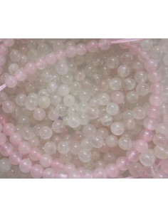 Quartz rose 4mm création bijoux