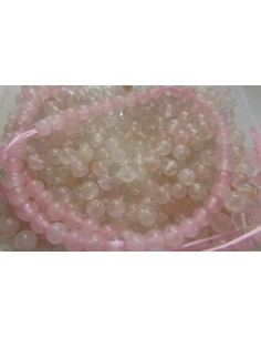 Quartz rose 4mm création bijoux 2