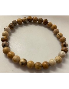Bracelet Jaspe paysage 6mm 2