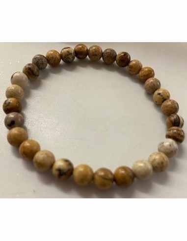 Bracelet Jaspe paysage 6mm