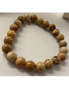 Bracelet Jaspe paysage 8mm 2