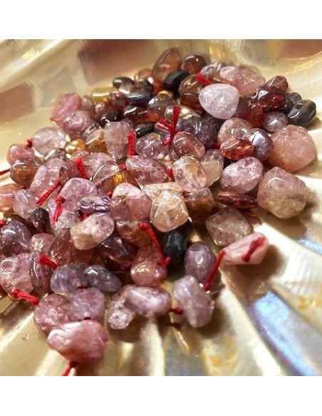 Spinelle rouge 5mm création bijoux