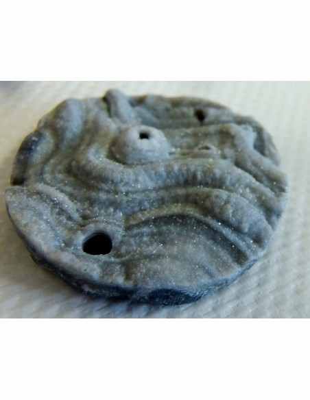 Calcedoinre rosette, agate rosette pendentif Calcedoinre rosette, agate rosette pendentif