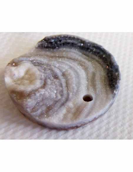 Calcedoinre rosette, agate rosette pendentif Calcedoinre rosette, agate rosette pendentif