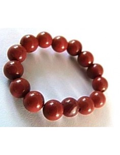 Anneau jaspe rouge 4mm 2