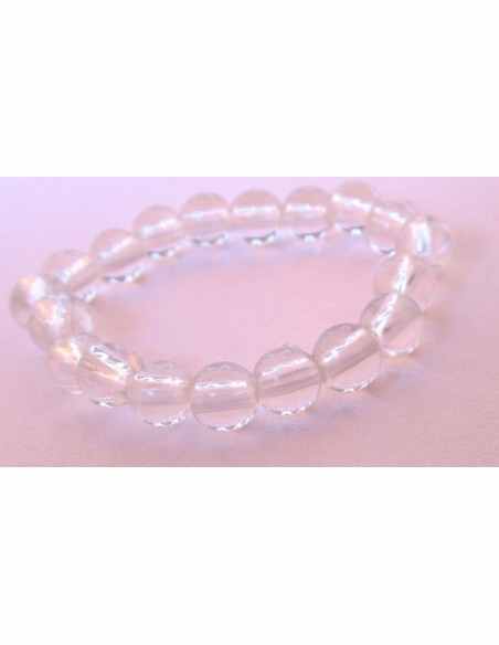 Anneau cristal de roche 4mm