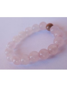 Anneau quartz rose 4mm 2