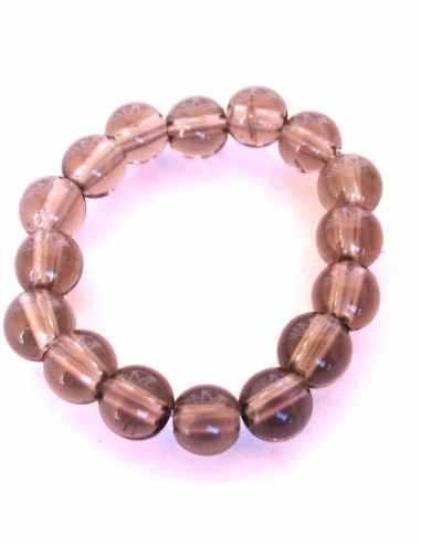 Anneau quartz fumé 4mm