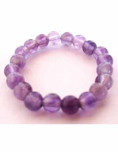 Anneau améthyste 4mm