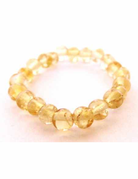 Anneau citrine 4mm