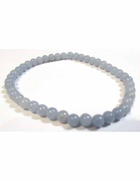 Angelite 4mm bracelet