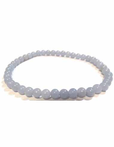 Angelite 4mm bracelet