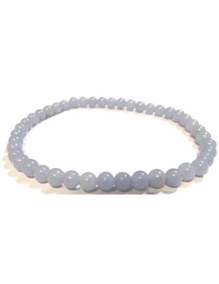 Angelite 4mm bracelet