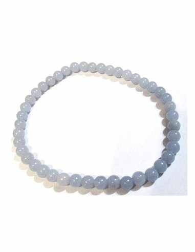 Angelite 4mm bracelet