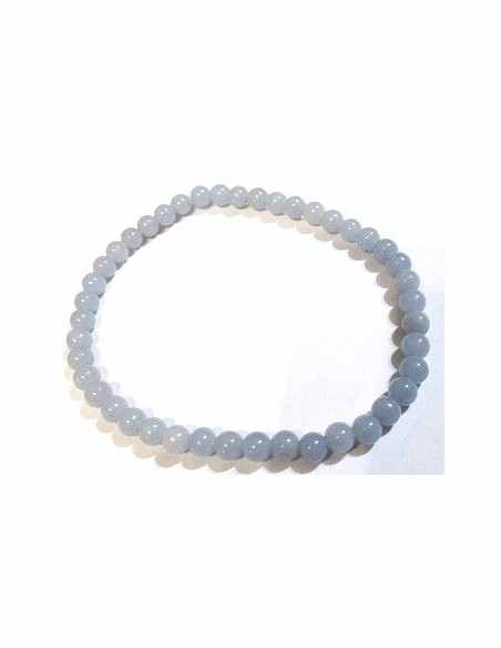 Angelite 4mm bracelet