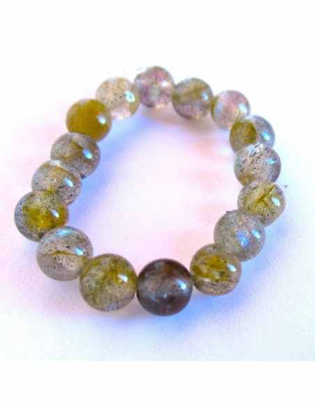 Anneau labradorite 4mm