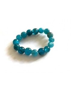 Anneau apatite bleue 4mm 2