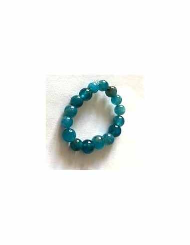 Anneau apatite bleue 4mm