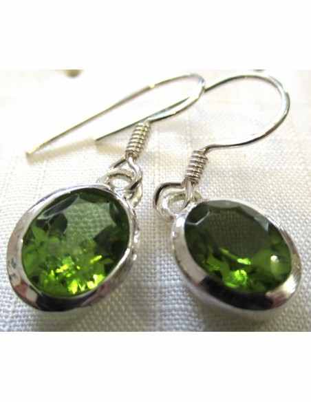 Boucles d'oreilles péridot
