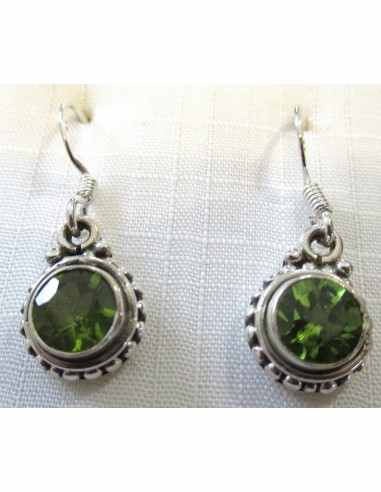 Péridot Boucles d'oreilles