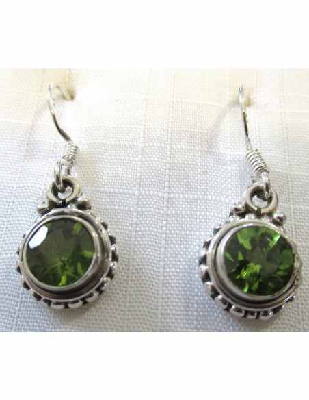 Péridot Boucles d'oreilles