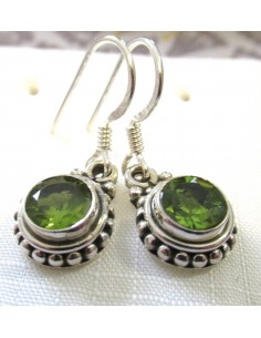 Péridot Boucles d'oreilles